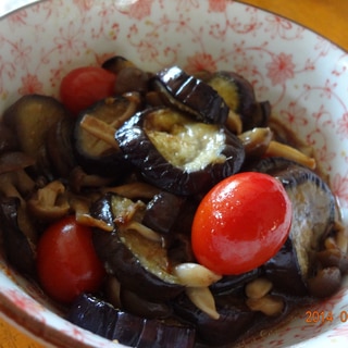 冷やして美味しいナスとシメジの焼きびたし